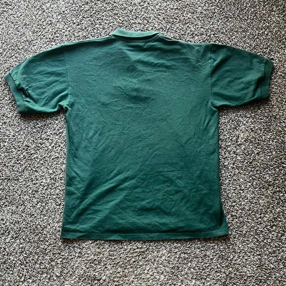 Vintage Green Mickey Mouse Golf Polo, Disney Polo, Men's Large Polo, Cotton Polo - Picture 5 of 7